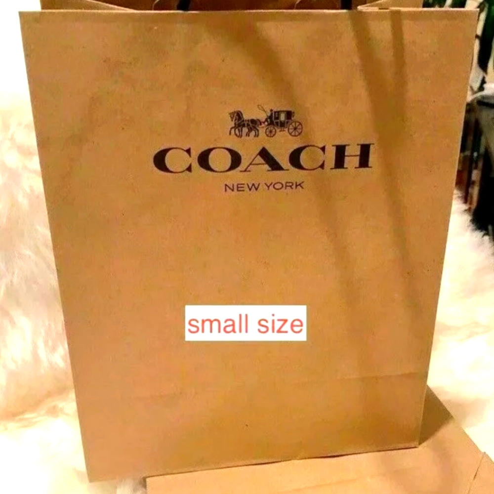 Used 1 small paper bag